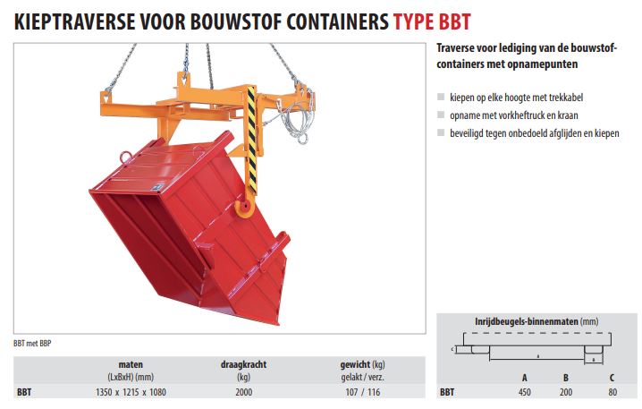 bouwstofcontainer BBT